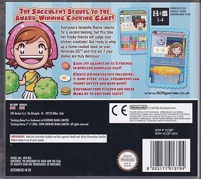 Cooking mama 2 - Nintendo DS (A Grade) (Genbrug)